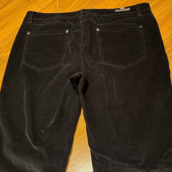 LC Lauren Conrad Women's Dark Corduroy Jeans Pants Trousers Size 12 - Picture 8 of 10